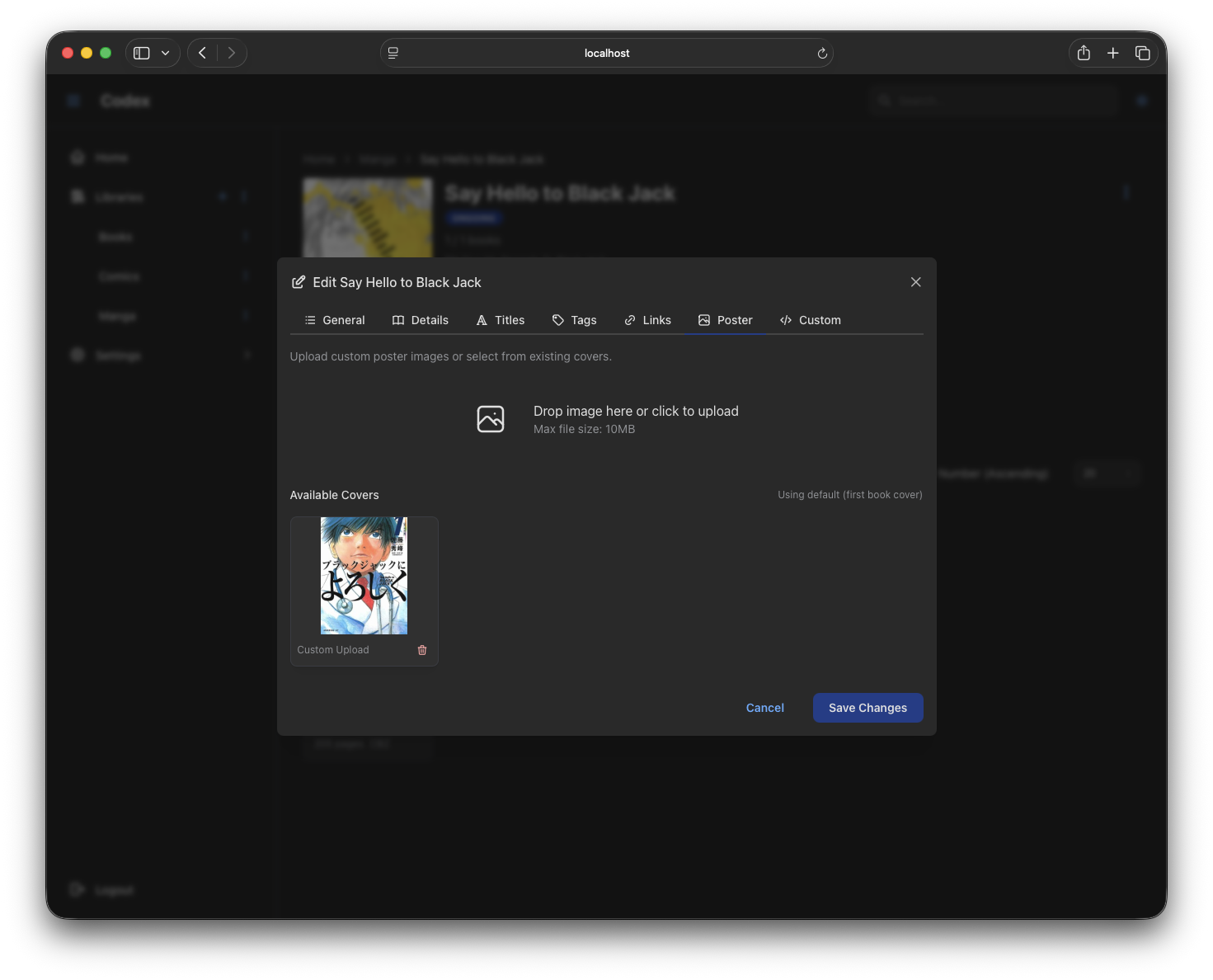 Edit Metadata - Poster