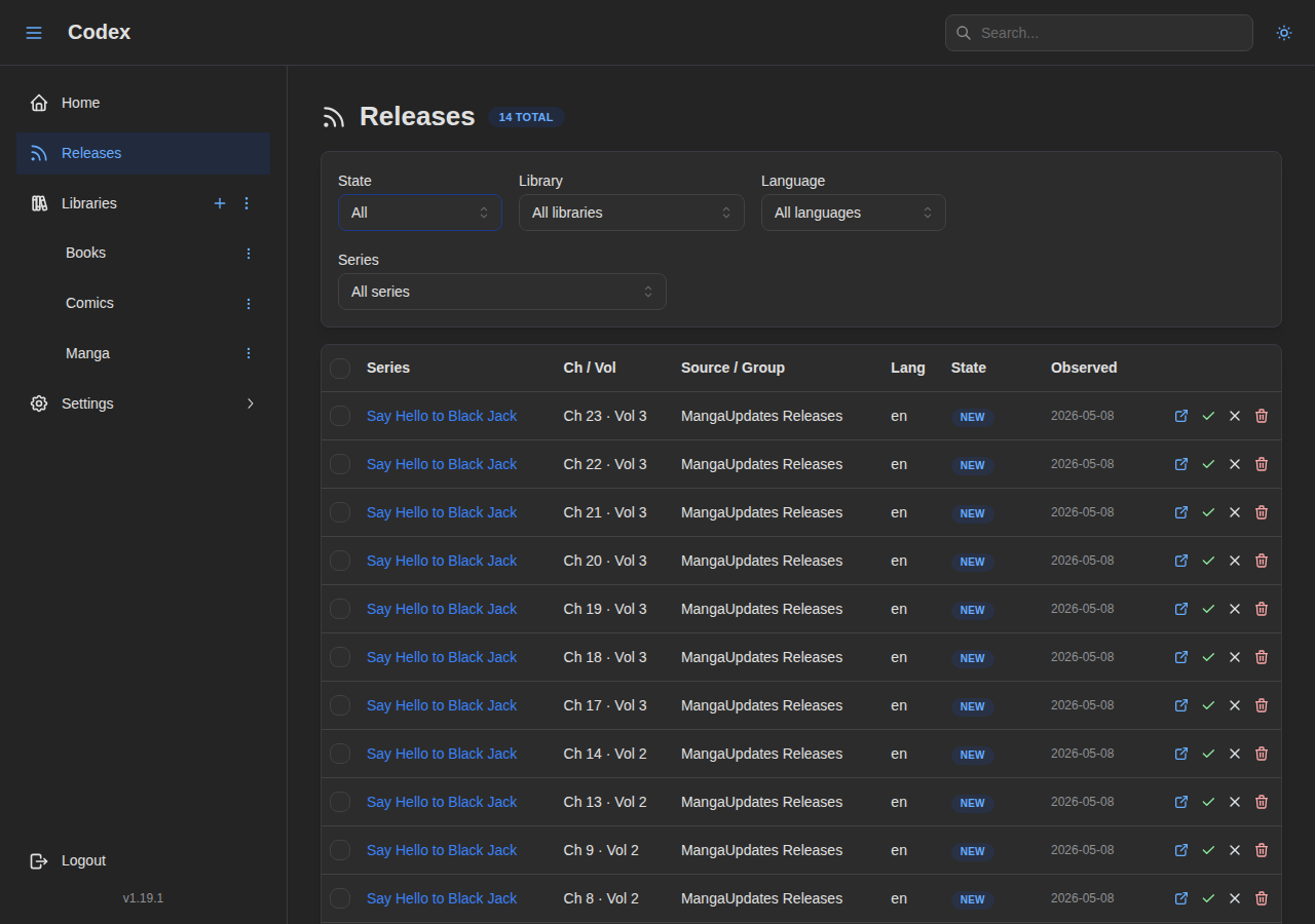 Releases Inbox, All