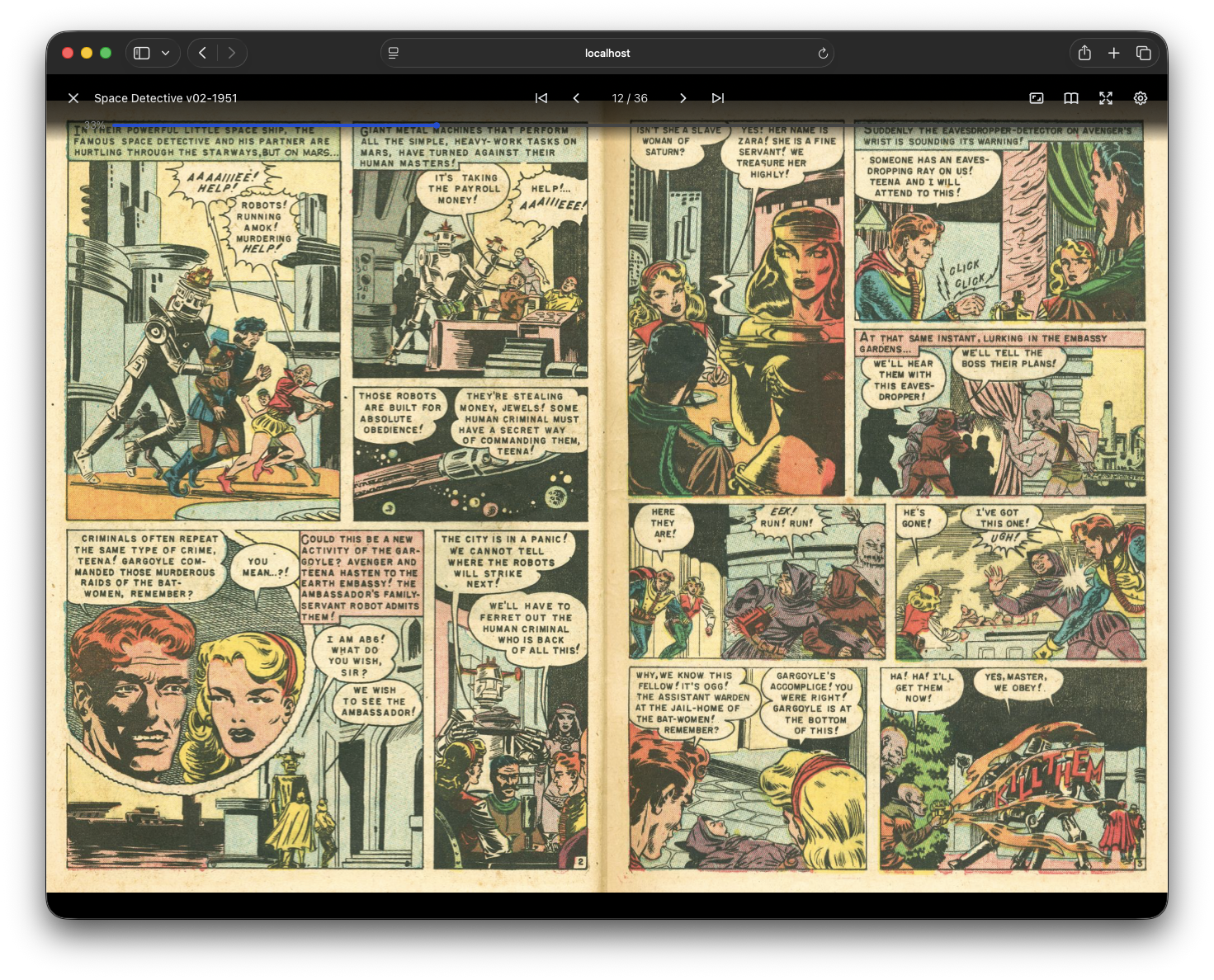 Library Books with Toolbar